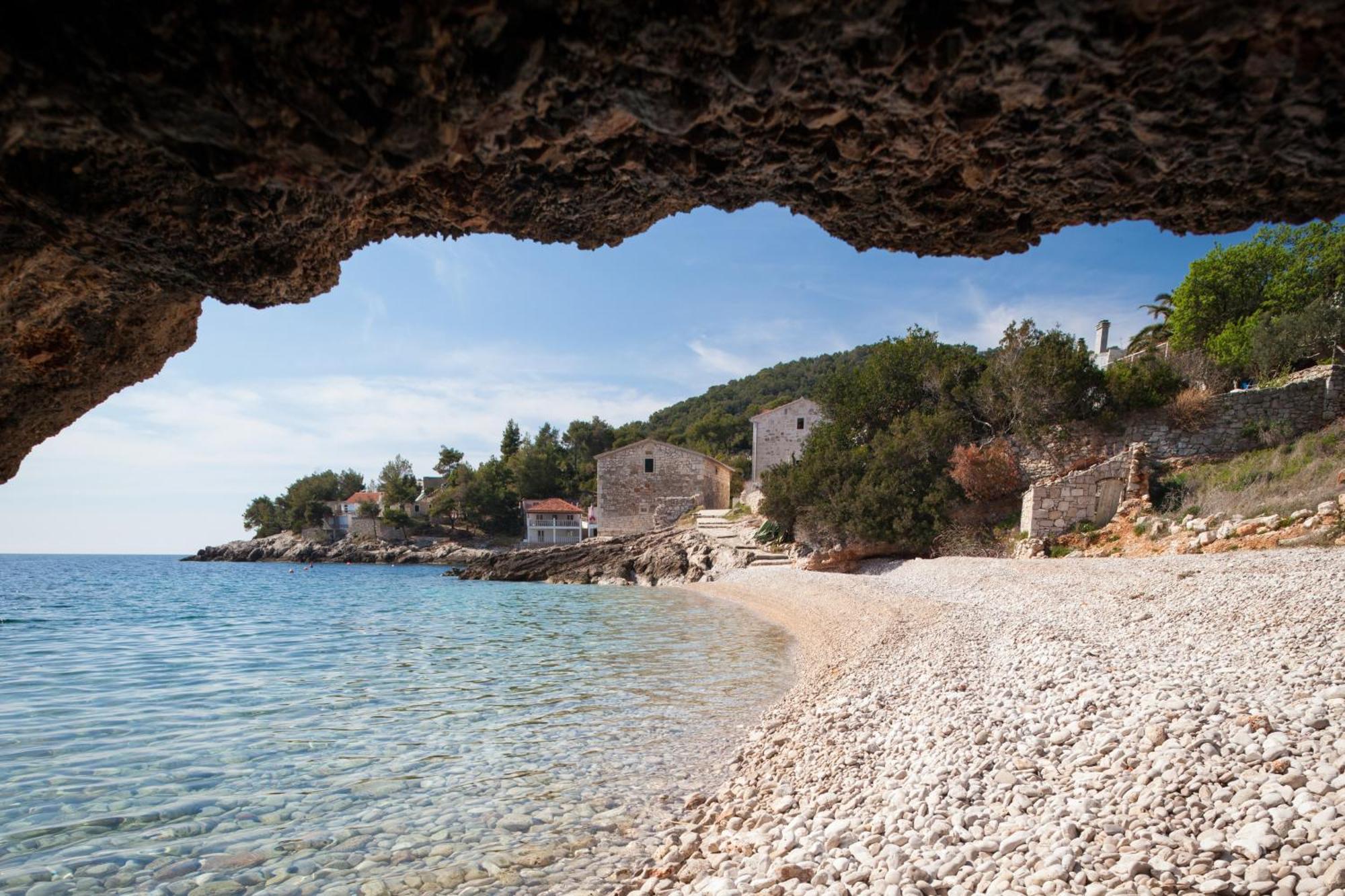 Seaside House For Families With Children Cove Tvrdni Dolac, Hvar - 2057 Gdinj Esterno foto